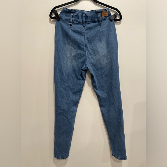 Size 3 Vintage Denim Blvd Jeans High Rise Waist W/cute Pleats - Picture 6 of 8